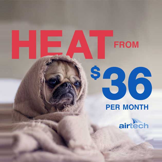 Heating from $36 per Month