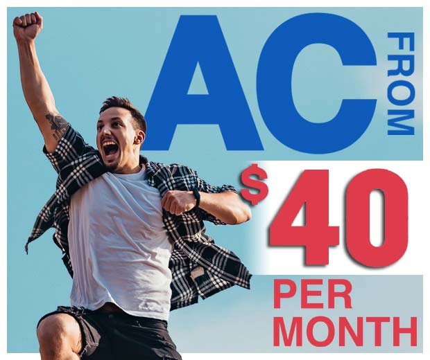 AC from $34 per Month